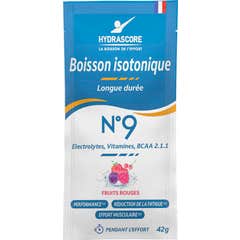 Hydrascore N°9 Frutos Rojos Bebida Energética Bcaa 42g Hydrascore N°9 Frutos Rojos Bebida Energética Bcaa 42g