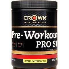 Crown Pre Workout Pro St Sabor Cítrico 300g