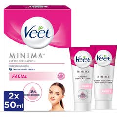 Veet Kit Crema Facial 2X50ml