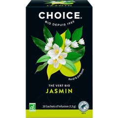 Choice Bio Té Verde Jazmín Bio 20x1.5g
