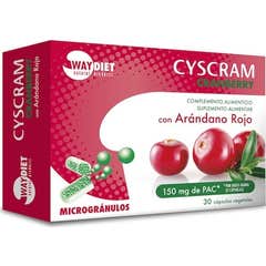 Waydiet Natural Cyscram Cranberry Arándano Rojo 30 caps
