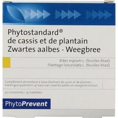 Pileje PhytoPrevent Phytostandard Grosella Negra y Plátano 30 tabletas