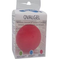 Herbifeet 240 Ovalgel Pelota Rehabilitación Rojo 1ud