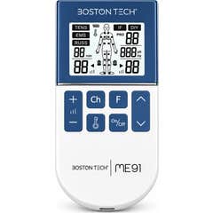 Boston Tech Electroestimulador TENS EMS 5en1 Recargable Azul