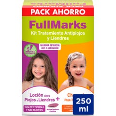 FullMarks kit antipiojos loción 100ml + champú 150ml