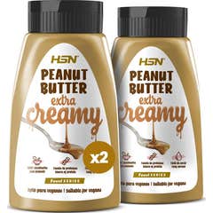 Hsn Crema de Cacahuete 100% 2x450 g