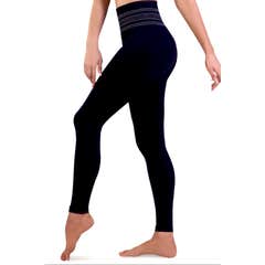 Sankom Leggins Deportivos Negro Plata S/M 1ud