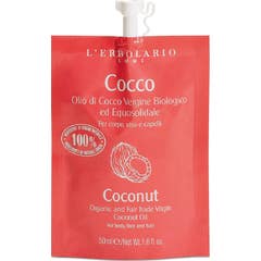 L'Erbolario Cocco Aceite Cuerpo Cara y Cabello 50ml