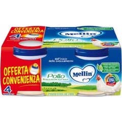 Mellin-Omo.Pollo 4x80 g