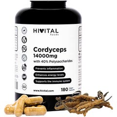 HIVITAL Cordyceps sinensis CS-4 14000 mg 180 cáps