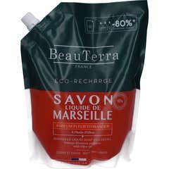 BeauTerra Jabón Líquido Marsella Flor de Azahar Recarga 900ml BeauTerra Jabón Líquido Marsella Flor de Azahar Recarga 900ml