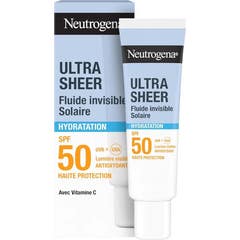 Neutrogena Ultra Sheer Fluid Invisible Spf50 Hidratación 50 ml