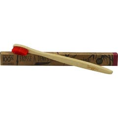 Sagyene Cepillo de Dientes de Bambú Rojo 1 ud