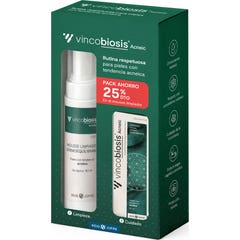 Vincobiosis Akne-Paket Mousse Reinigung 150 ml + Cremigel 50 ml
