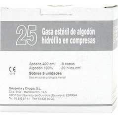 Great cross sterile gauze cotton 25 Uds