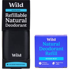 Wild Naturales Deodorant Box und Nachfüllung Ocean Mist 40 g