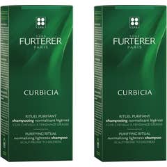 Rene Furterer Curbicia Oily Scalp Shampoo 2x150ml