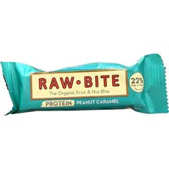 Rawbite Barrita Ecológica Proteína Cacahuete y Caramelo Salado 45 g