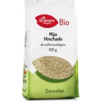 Il fienile biologico gonfio di miglio intero grano 100g