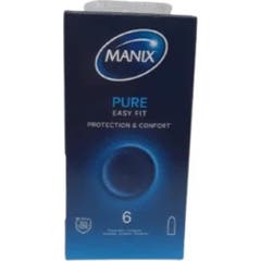 Manix Pure Easy Fit Preservativo Sensación Natural 6uds