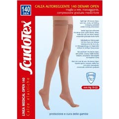 Scudotex 140 Media Larga Open Toe 5 Natural 1 Par