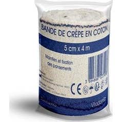Vitadomia Banda Crepe Cotone 5cmx4m