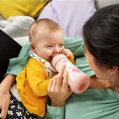 Biberon Perfect 5 0M+ 150ml Sil. Pink