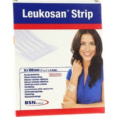 Leukosan Strip 6x100 mm 10 uds