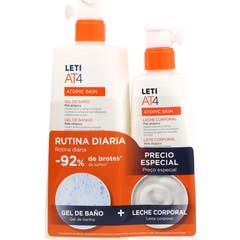 LetiAT4 Pack Gel Ducha 500ml + Leche Corporal 250ml