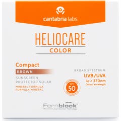 Heliocare Compact Sonnenschutzpuder LSF50+ braun 10g