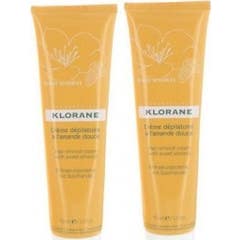 KLORANE Ofrece una crema de depilación suave de acción rápida 2 tubos de 150 ml