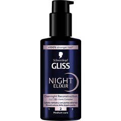 Schwarzkopf Gliss Night Elixir Reconstrucción Puntas Abiertas 100ml