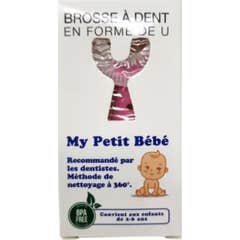 My Petit Bébé Cepillo de Dientes en U Rosa 2-6 Años 1ud
