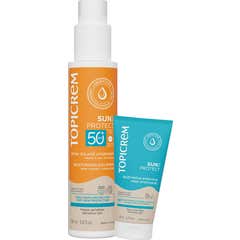 Topicrem Pack Spray Solare Protezione Spf50+ + Doposole 150 ml + 50 ml