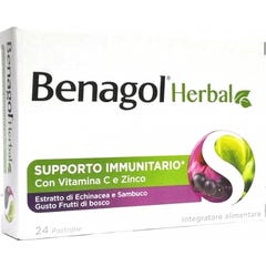 Reckitt Benckiser Benagol Herbal Hierbas Silvestres 24 Tabletas