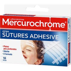 Sutura adhesiva al cromo mercurial B/16