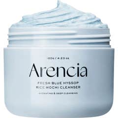 Arencia Fresh Blue Hyssop Rice Mochi Cleanser 120 g