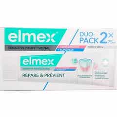 Elmex Sensitive Professional Reparieren & Vorbeugen Zahnfleischpflege + Aufhellung 2 x 75 ml