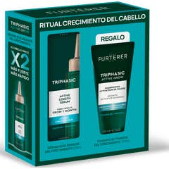 Rene Furterer Pack Triphasic Serum Vækst 100 ml + Triphasic Shampoo 200 ml