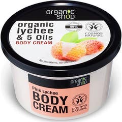 Organic Shop Crema per il corpo al litchi rosa 250ml