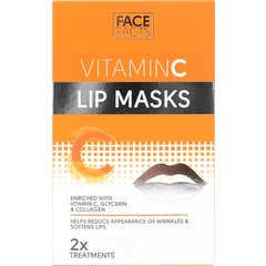FaceFacts Vitamin C Lip Masks 2uds
