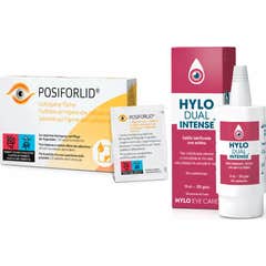 Hylo Dual Intense Colirio Lubricante Ojo Seco + Ursapharm Posiforlid Wipes