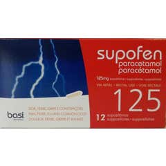 Basi Supofen Paracetamol 125mg Supositórios 12 Unidades Basi Supofen Paracetamol 125mg Supositórios 12 Unidades