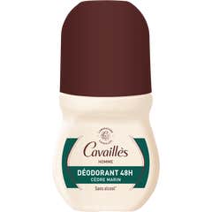 Cavaillès Anti-Transpirante Hombre Desodorante 48H Cedro Roll-on 50 ml