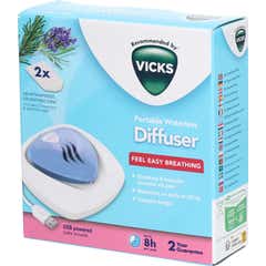 Vicks USB-Diffusor Lavendel und Rosmarin + 2 Pads