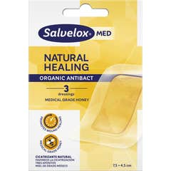 Salvelox Blarenpleisters Hielen met Honing 3 stuks