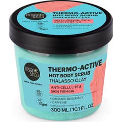 Organic Shop Thermoactieve Lichaamspeeling Tegen Cellulitis en Verstevigend 300 ml