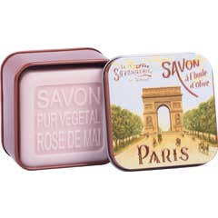 La Savonnerie de Nyons Rose de Mai Sæbe Triumfbuen Dåse 100 g
