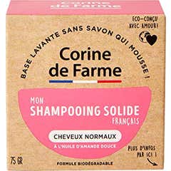 Corine De Farme Almond Solid Shampoo Normal Hår 75gr