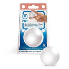 Prim Pelota Ejercitadora de Manos Blanco Duro